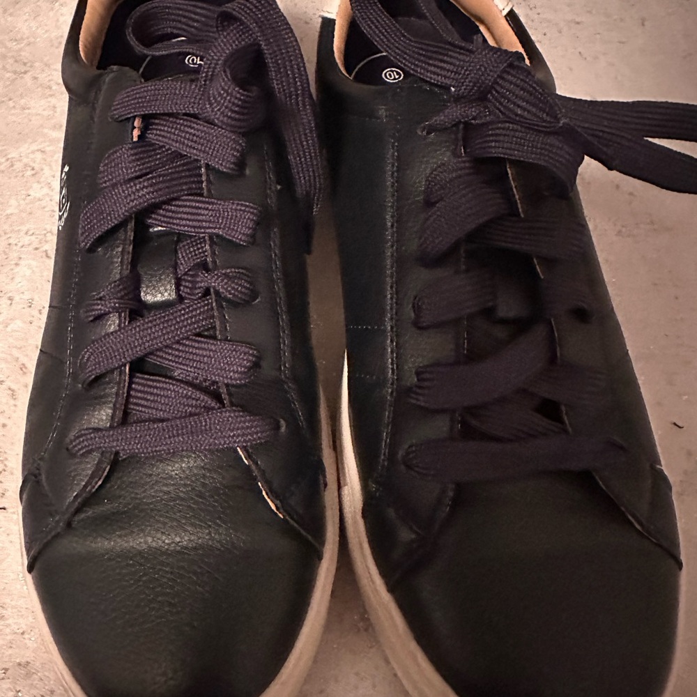 U.S. Polo Assn. Black Sneakers with Navy Laces